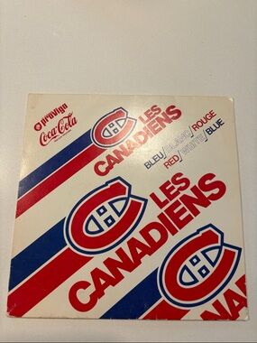 Vintage Promotional Montreal Canadiens 45 Record with Theme Song 1982